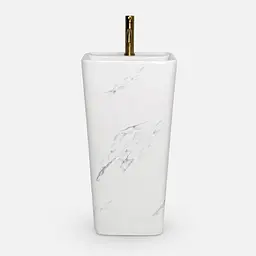 Умивальник VBI Laceno підлоговий 36x34 см marble nature VBI-019036 - мініатюра 4