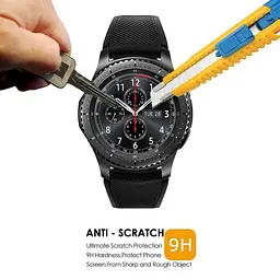 Загартоване захисне скло VSKEY для годинників Samsung Galaxy Gear S2, S4, Sport Watch, диаметр 30,5 мм - мініатюра 4