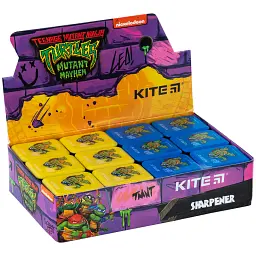 Точилка з контейнером прямокутна Kite Ninja Turtles 24 шт. (NT24-116) - мініатюра 4