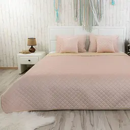 Покривало Руно VeLour 150х220 Apricot ромб (360.55_Apricot ромб)