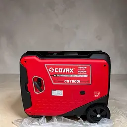 Інверторний двопаливний генератор-валіза COVAX CG7800i (5.5-6.0 кВт) з Дисплеєм, Електростартером, Колесами та Пультом - мініатюра 2