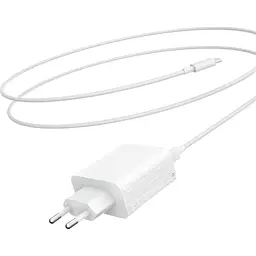 Мережевий зарядний пристрій Xiaomi 67W GaN Charger 2C1A + Cable USB-C to USB-C White (BHR7493EU) [112997] - мініатюра 4