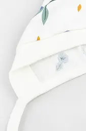 Комплект для новонародженої дівчинки Blueberry 3 в 1 з футеру з начосом (льоля, повзунки, чепчик) - мініатюра 6