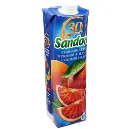 Напій соковий Sandora Сицілійський червоний апельсин 950 мл (719492)
