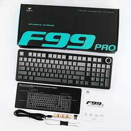 Клавіатура AULA F99 Pro, Чорний - мініатюра 9