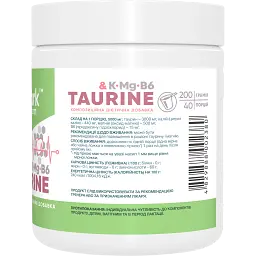 Дієтична добавка Stark Pharm Taurine & K + Mg + B6 200 г - мініатюра 2
