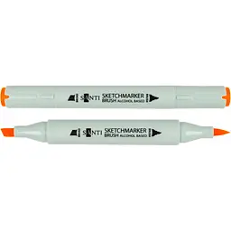 Набір спиртових маркерів Santi Brush SA-14 кіновар 6 шт. (390952)