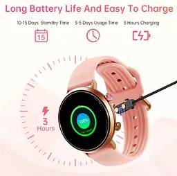 Смарт-годинник Oukitel BT-60 AMOLED Gold-Pink - мініатюра 7