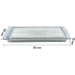 Набір HEPA фільтрів для робота-пилососа Xiaomi HEPA Filter Mop P/Mop2Pro/Viomi SE/V2/V2 Pro/V3, (2 шт) - мініатюра 5