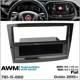 Перехідна рамка Fiat Doblo AWM 781-11-060 - мініатюра 6