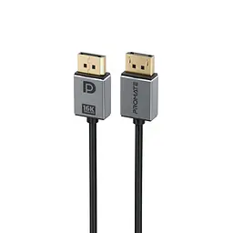 Кабель Promate DisplayPort-DisplayPort V 2.0 2 м (dplink-16k.black)