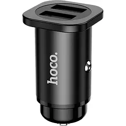 Автомобільний зарядний пристрій Hoco NZ4 Car Charger 2USB 24W (Black) [69322]