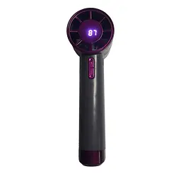 Ручний вентилятор Wuji Handheld Fan DS1013, 3,8 Вт, сіро-малиновий, акумуляторний мінівентилятор