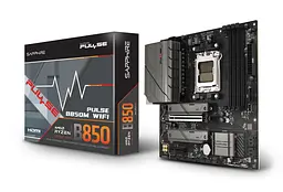 Материнcька плата PULSE B850M WIFI sAM5 Sapphire teh0024958 - мініатюра 8