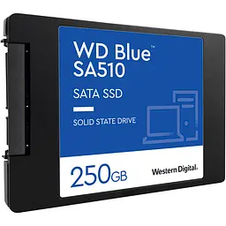 Накопичувач SSD Western Digital Sata 2.5" 250Gb WD BLUE SA510 240 256 (WDS250G3B0A) - мініатюра 2