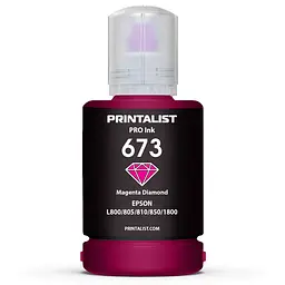 Чорнило PRINTALIST 673 для Epson L800 140г Magenta водорозчинне (PL673M)
