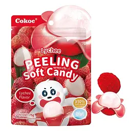 Желейні цукерки Cokoc Peeling Soft Candy Lychee 75г - мініатюра 2