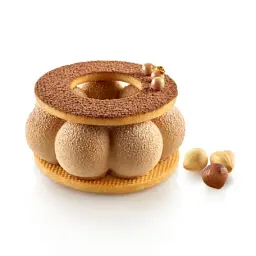 Форма для випікання Silikomart Curve Flex Truffle Crown 90 d-82 h-29 мм (TRUFFLE CROWN 90) - мініатюра 2