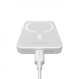 Зовнішній акумулятор Baseus MagSafe 6000mAh 20W (PPCX020002) білий - мініатюра 5