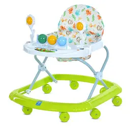 Дитячі Ходунки M 5033-1(Green) з музикою, колеса 8 шт