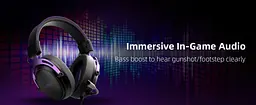 Ігрова гарнітура MageGee Wing (6971969724549) Black/Purple (G-000003960) - мініатюра 12