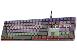 Клавіатура ігрова механічна GamePro GPMK-145R USB Outemu Red Swich Low Profile Dark Gray - мініатюра 2