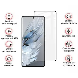 Скло захисне BeCover Nubia Focus Pro 5G Black (711973) - мініатюра 3