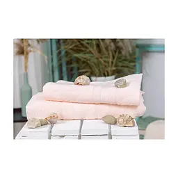 Набір банних рушників MirSon 5010 SoftNess Peach 50x90, 70x140 (2200003183023)