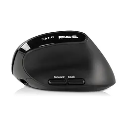 Мишка REAL-EL RM-490W Wireless/Bluetooth Black (EL123200058) - мініатюра 5