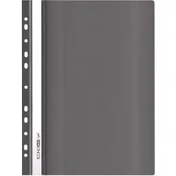 Папка-швидкозшивач Economix А4 Light з перфорацією, чорна (E38504-01)