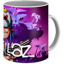 Кухоль GeekLand Gorillaz Горилаз CP 03.188 330 мл білий - мініатюра 2