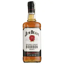 Уцінка. Віскі Jim Beam White Straight Bourbon Whiskey 40% 1 л  - мініатюра 2