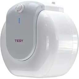 Водонагрівач TESY Bilight Compact 10U GCU 1020 L52 RC 2 кВт, мокрий ТЕН, 10 л, циліндричний, вертикальний, під мийкою, білий (304142)