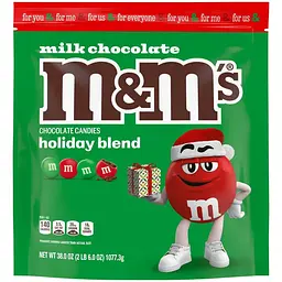Драже M&M's Milk Chocolate Holiday Blend Red & Green Christmas Candy 1077.3 г