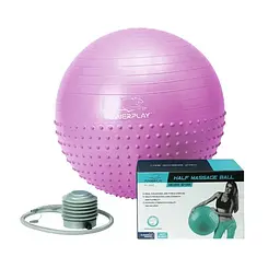М'яч для фітнесу 4003 із насосом Power Play 75 см fit0016086