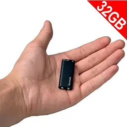 Мініатюрний диктофон з активацією голосом Savetek 200 (GS-R01s), 32 Гб, Mp3, VOX, 8 годин запису (100800) - мініатюра 3