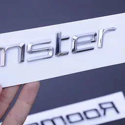 Емблема напис Roomster скотч 3М 220 x 25 мм роздільна Польща - мініатюра 2