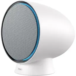 Портативна bluetooth колонка Remax RB-H9 mini TWS з LED підсвічуванням та пультом білий