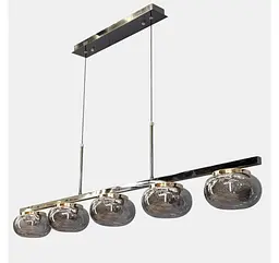 Світлодіодна люстра підвісна Artlight LQ7125-5L з п'ятьма графітовими плафонами, 29W - мініатюра 5