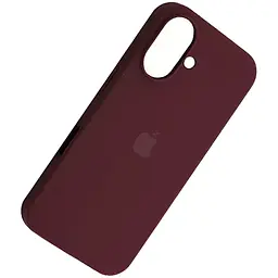 Чохол Silicone Case для Apple iPhone 16 Plum AA [115089] - мініатюра 2