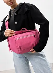 Сумка бананка Sambag DistrictDart рожева 38×21 см (80460406) - мініатюра 2