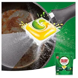 Таблетки для посудомийних машин Fairy Все-в-1 Original Лимон 29 шт. (8006530115711) - мініатюра 3