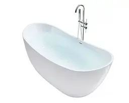 Ванна акрилова окремостояча Rea Ferrano 180x80 white REA-W0098, Білий - мініатюра 6