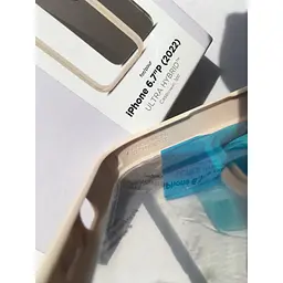 Оригінальний протиударний чохол Spigen Ultra Hybrid для iPhone 14 Pro Max Sand Beige ACS04819 прозорий - мініатюра 7