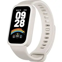 Фітнес-браслет Xiaomi Mi Smart Band 9 Active, білий, TFT дисплей 1.47" (172x320), bloetooth 5.3, 300 mAh, пульсометр, рівень кисню