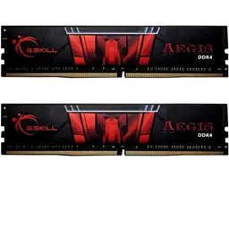 Пам'ять для настільних комп'ютерів G.Skill 16 GB (2x8GB) DDR4 2666 MHz Aegis (F4-2666C19D-16GIS)