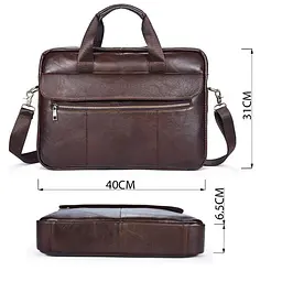 Сумка чоловіча під ноутбук Vintage 14751 коричнева - мініатюра 3