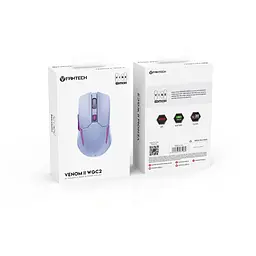 Бездротова ігрова мишка Fantech WGC2 Venom II Vibe 2.4GHz 300mAh 30IPS Violet - мініатюра 2