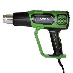 Фен будівельний Apro F2000 2 режими 350/600°C 300/600 л/хв 2000 Вт 30412
