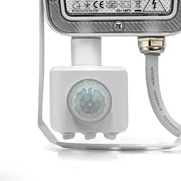 Прожектор Led Videx F5 10W 3000-5000-6500K з датчиком руху 230V білий (VL-F5-010CW-S)  - мініатюра 5